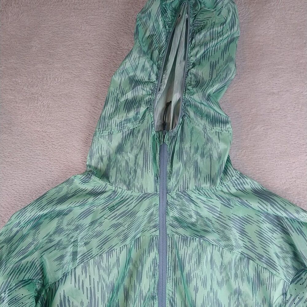 Merrell Running Lightweight Hooded Jacket Women's Large Vented Ultra Light Trail